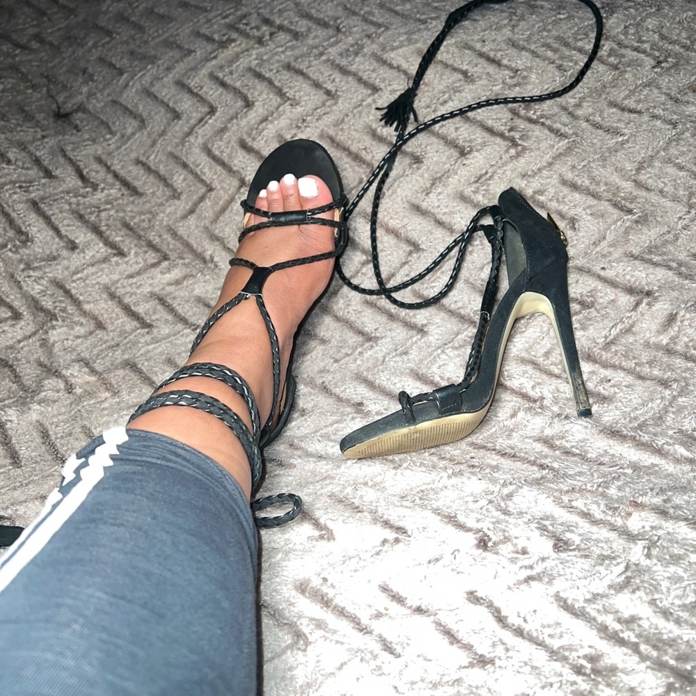 Lace up heels